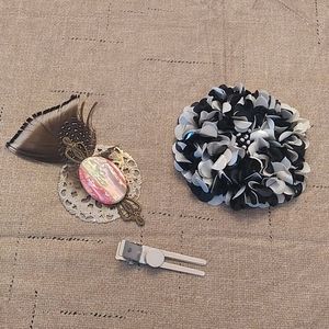 Magnetic hair clip set